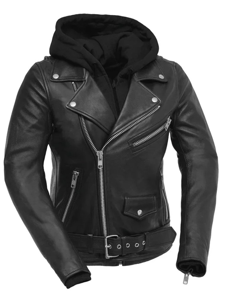 Riderglam Women's Motorcycle Leather Jacket